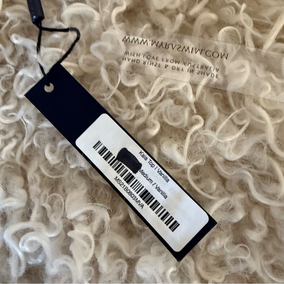 Myra Swim Kaia Bikini Top - Vanilla - Small - NWT - Picture 5 of 6